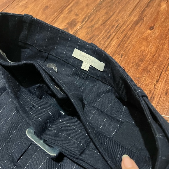 NEW FAVORITE DAUGHTER the gabby maxi skirt in Navy Pinstripe size 2 - Picture 11 of 15